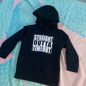 Straight Outta Timeout Toddler Hoodie •2-3T•